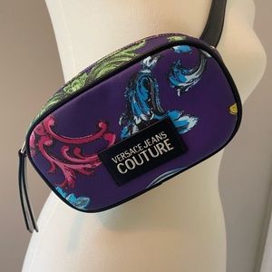 Authentic Versace Jeans Couture Belt Bag - purple